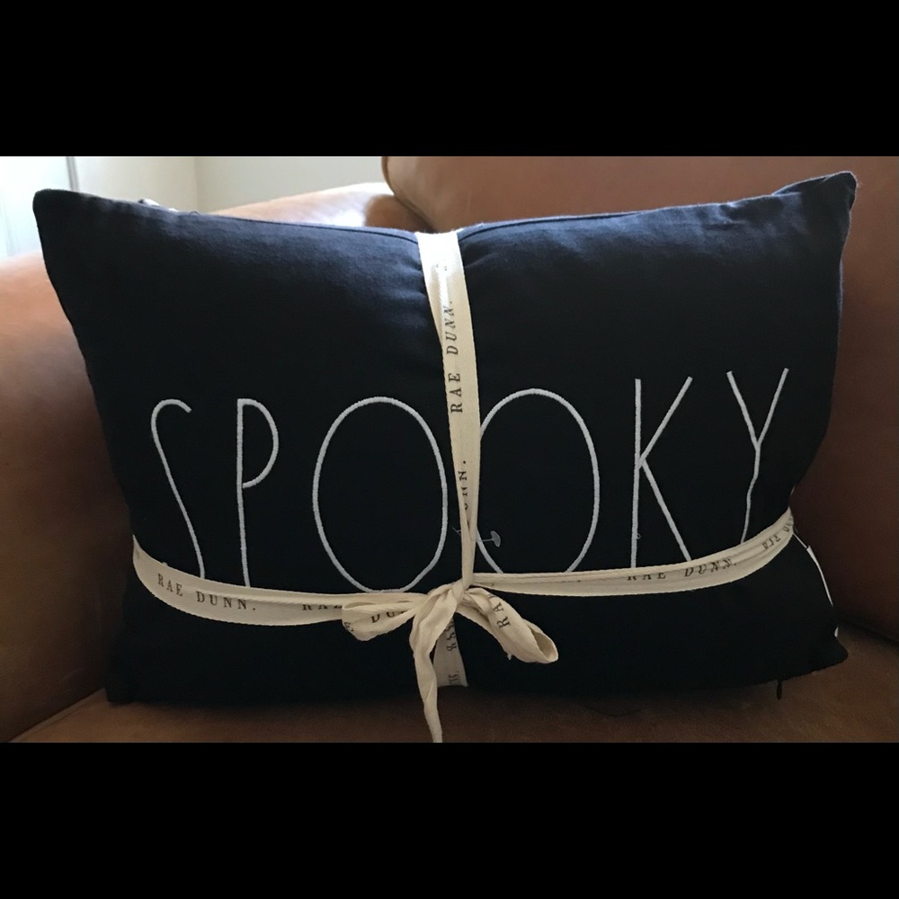 Gingham Rae Dunn Halloween Pillow Set